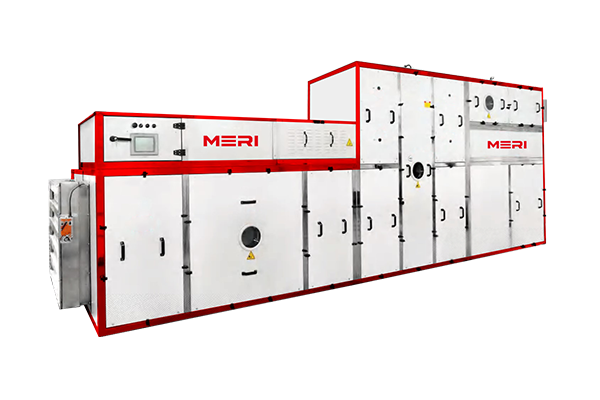 Rotary dehumidification air handling unit
